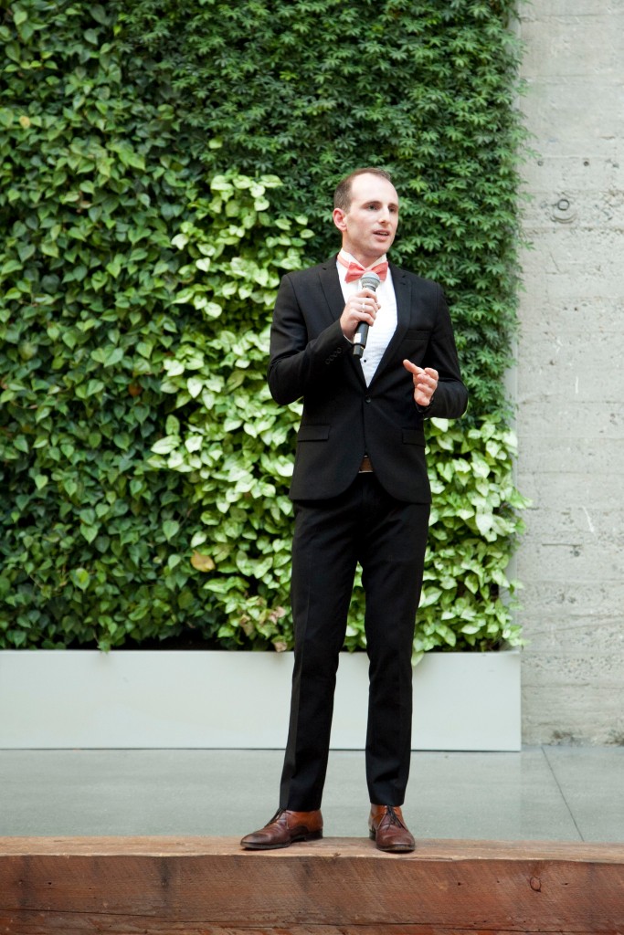 Opening night with Joe Gebbia at Airbnb.